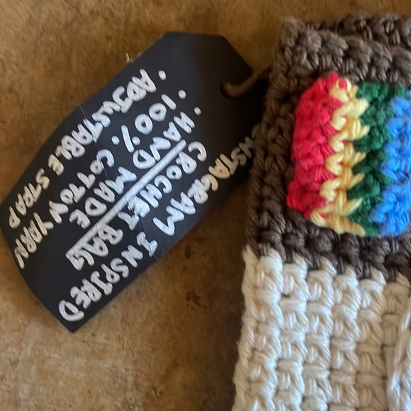 NWT Handmade crochet Instagram purse bag - Picture 3 of 6